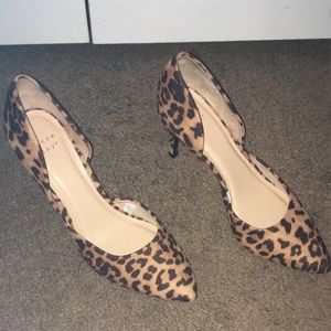 Cheetah print heels